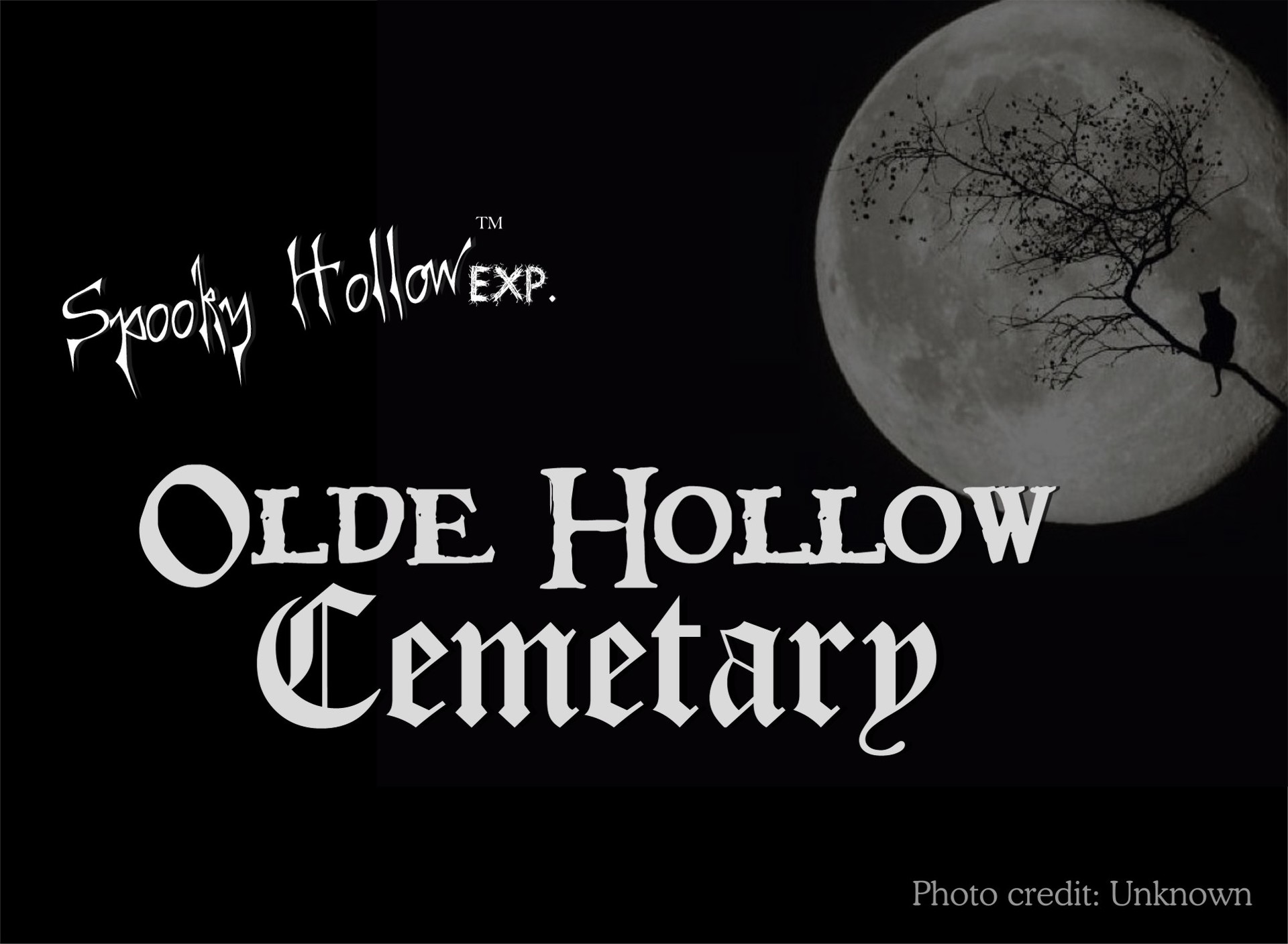 Spooky Hollow Experience Olde Hollow Cemetery title